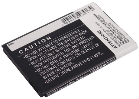 3.7V, Li-ion, 1600mAh, SmartPhone battery fits Htc, 35h00123-29m, 7 Pro, T7576, 5.92Wh Mobile, SmartPhone Cameron Sino Technology Limited (Smartphone)