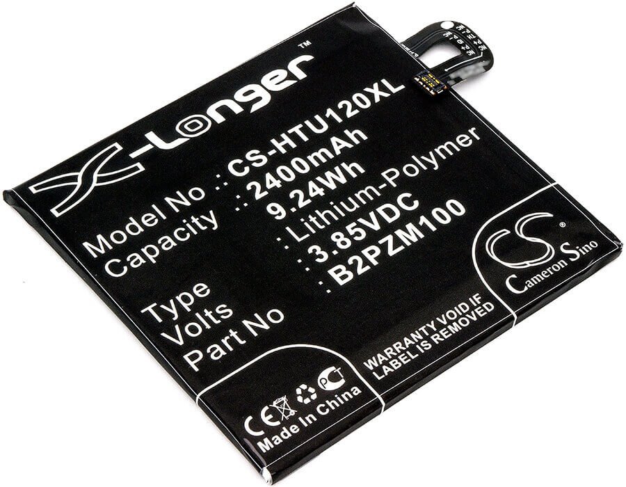 3.85V, Li-Polymer, 2400mAh, SmartPhone battery fits Htc, 35h00270-00m, Alpine, U Play, 9.24Wh Mobile, SmartPhone Cameron Sino Technology Limited (Smartphone)