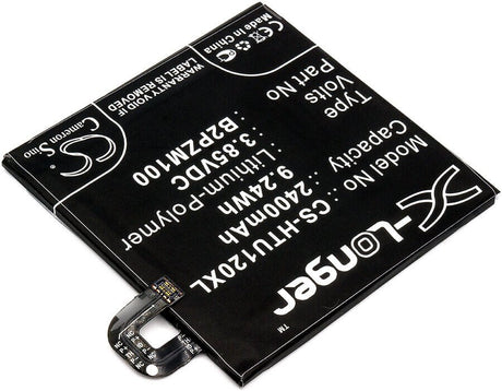 3.85V, Li-Polymer, 2400mAh, SmartPhone battery fits Htc, 35h00270-00m, Alpine, U Play, 9.24Wh Mobile, SmartPhone Cameron Sino Technology Limited (Smartphone)