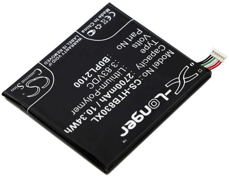 3.83V, Li-Polymer, 2700mAh, SmartPhone battery fits Htc, 35h00241-00m, B3, B830x, 10.34Wh Mobile, SmartPhone Cameron Sino Technology Limited (Suspended)