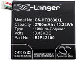 3.83V, Li-Polymer, 2700mAh, SmartPhone battery fits Htc, 35h00241-00m, B3, B830x, 10.34Wh Mobile, SmartPhone Cameron Sino Technology Limited (Suspended)