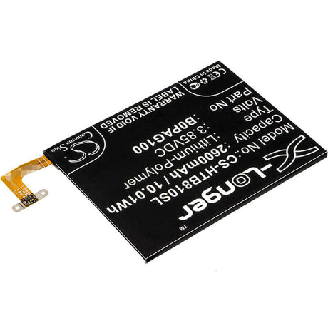 3.85V, Li-Polymer, 2600mAh, SmartPhone battery fits Htc, 35h00223-00m, B810x, Butterfly 2, 10.01Wh Mobile, SmartPhone Cameron Sino Technology Limited (Smartphone)