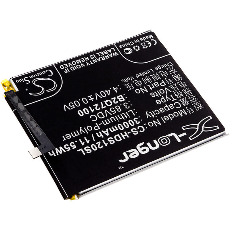 3.85V, Li-Polymer, 3000mAh, SmartPhone battery fits Htc, B2q72100, Desire 12s, Desire 12s Global Dual Sim, 11.55Wh Mobile, SmartPhone Cameron Sino Technology Limited (Smartphone)