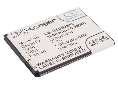 3.8V, Li-ion, 1800mAh, SmartPhone battery fits Htc, 35h00209-04m, Cp3, Desire 326, 6.84Wh Mobile, SmartPhone Cameron Sino Technology Limited (Smartphone)