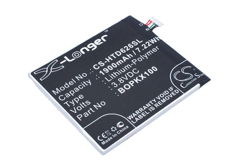 3.8V, Li-Polymer, 1900mAh, SmartPhone battery fits Htc, 35h00237-00m, A22, A32, 7.22Wh Mobile, SmartPhone Cameron Sino Technology Limited (Smartphone)