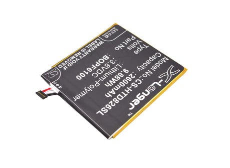 3.8V, Li-Polymer, 2600mAh, SmartPhone battery fits Htc, 35h00232-00m, A51, D820, 9.88Wh Mobile, SmartPhone Cameron Sino Technology Limited (Smartphone)