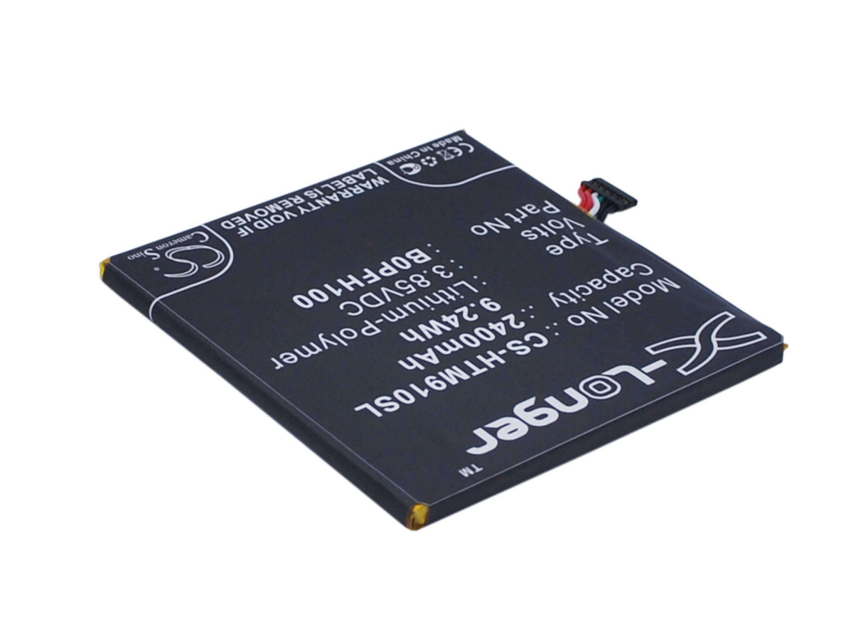 3.85V, Li-Polymer, 2400mAh, SmartPhone battery fits Htc, 35h00234-00m, 0p9fh100, 0pfh110, 9.24Wh Mobile, SmartPhone Cameron Sino Technology Limited (Smartphone)