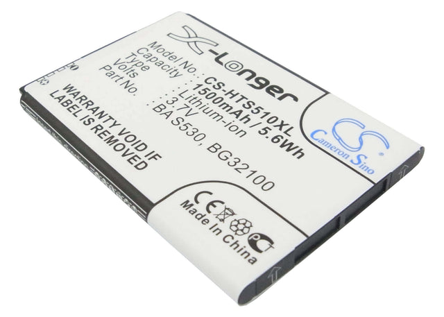 3.7V, Li-ion, 1500mAh, SmartPhone battery fits Google, Htc, 35h00152-00m, G12, G15, 5.55Wh Mobile, SmartPhone Cameron Sino Technology Limited (Smartphone)