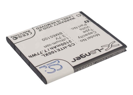 3.7V, Li-ion, 2100mAh, SmartPhone battery fits Htc, 35h00213-00m, 0pcv200, 0po100, 7.77Wh Mobile, SmartPhone Cameron Sino Technology Limited (Smartphone)