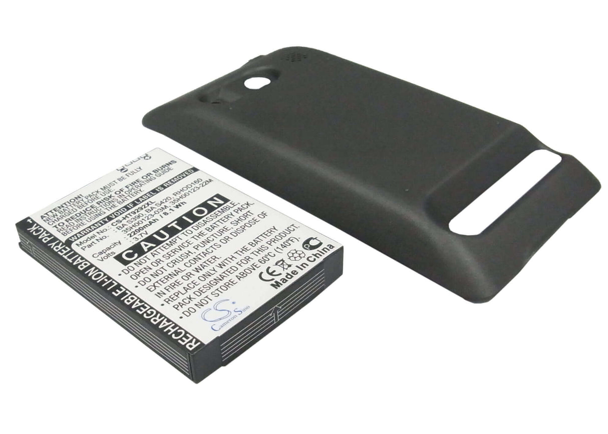 3.7V, Li-ion, 2200mAh, SmartPhone battery fits Htc, Sprint, 35h00123-00m, A9292, Evo 4g, 8.14Wh Mobile, SmartPhone Cameron Sino Technology Limited (Smartphone)