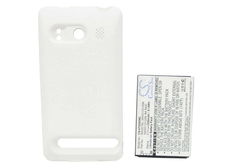 Battery For Htc Evo 4g, A9292, Supersonic, White Back Cover 3.7v, 2200mah - 8.14wh Batteries for Electronics Cameron Sino Technology Limited (Suspended)   