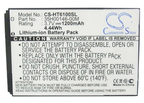 3.7V, Li-ion, 1200mAh, SmartPhone battery fits Sprint, Htc, 35h00146-00m, Evo Shift 4g, Knight, 4.44Wh Mobile, SmartPhone Cameron Sino Technology Limited (Smartphone)