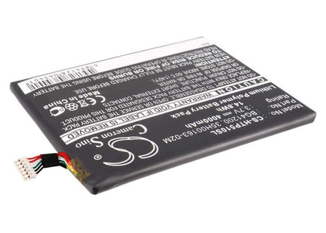 3.7V, Li-Polymer, 4000mAh, Tablet battery fits Htc, 35h00163-00m, Evo View 4g, Flyer, 14.80Wh Tablet Cameron Sino Technology Limited