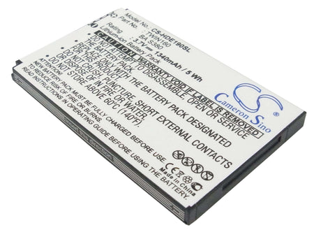 Battery For Htc Hero, Hero 100, Hero 130 3.7v, 1340mah - 4.96wh Batteries for Electronics Cameron Sino Technology Limited (Suspended)