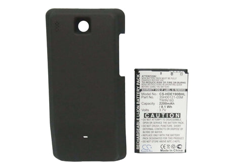 Battery For Htc Hero, Hero 100, Hero 130, Black Back Cover 3.7v, 2200mah - 8.14wh Batteries for Electronics Cameron Sino Technology Limited (Suspended)