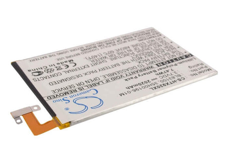 3.8V, Li-Polymer, 2020mAh, SmartPhone battery fits Htc, 35h00196-01m, Adr6435, Butterfly, 7.68Wh Mobile, SmartPhone Cameron Sino Technology Limited (Smartphone)