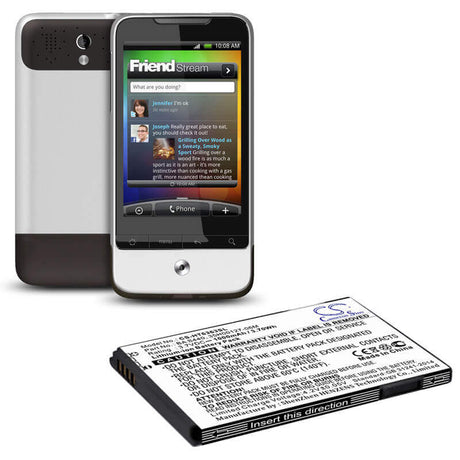 3.7V, Li-ion, 1000mAh, SmartPhone battery fits T-mobile, Google, Dopod, Htc, Verizon, 35h00127-02m, A3333, G7 Mini, 3.7Wh Mobile, SmartPhone Cameron Sino Technology Limited (Smartphone)