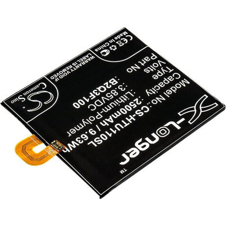 3.85V, Li-Polymer, 2500mAh, SmartPhone battery fits Htc, 35h00274-0m1, Ocean Life, U11 Life, 9.63Wh Mobile, SmartPhone Cameron Sino Technology Limited (Smartphone)