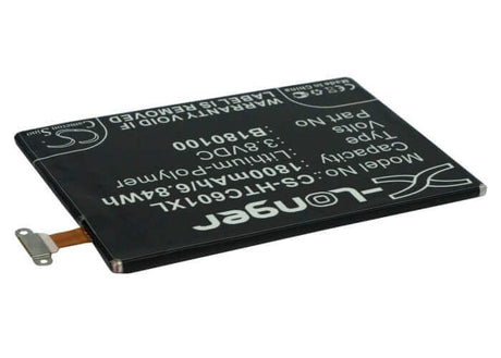 3.8V, Li-Polymer, 1800mAh, SmartPhone battery fits Htc, 35h00210-00m, 601e, 601n, 6.84Wh Mobile, SmartPhone Cameron Sino Technology Limited (Smartphone)