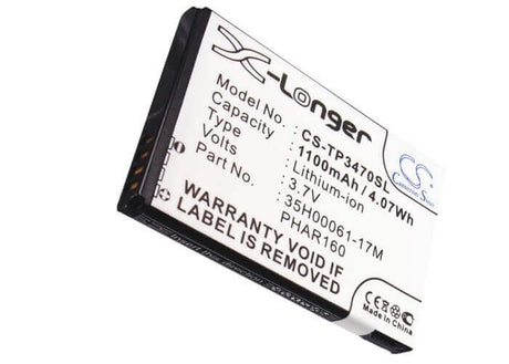 Battery For Htc P3470, P3479, Pharos, Pharos 100 3.7v, 1100mah - 4.07wh Batteries for Electronics Cameron Sino Technology Limited (Suspended)   