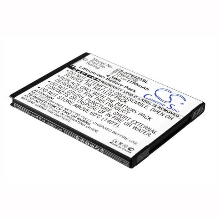 3.7V, Li-ion, 1150mAh, SmartPhone battery fits Htc, Verizon, 35h00168-02m, Adr6425, Adr6425lvw, 4.26Wh Mobile, SmartPhone Cameron Sino Technology Limited (Smartphone)
