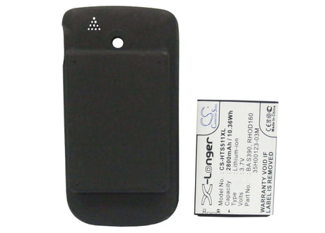 Battery For Htc Snap, S511 3.7v, 2800mah - 10.36wh Batteries for Electronics Cameron Sino Technology Limited (Suspended)   