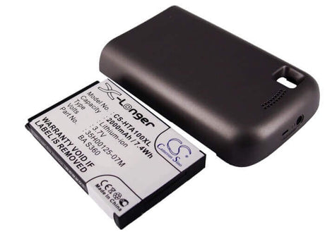 3.7V, Li-ion, 2000mAh, SmartPhone battery fits Htc, 35h00125-07m, A3288, Clic100, 7.4Wh Mobile, SmartPhone Cameron Sino Technology Limited (Smartphone)