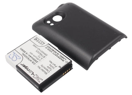 3.7V, Li-ion, 2400mAh, SmartPhone battery fits Verizon, 35h00142-02m, Adr6400, Thunderbolt, 8.88Wh Mobile, SmartPhone Cameron Sino Technology Limited (Suspended)