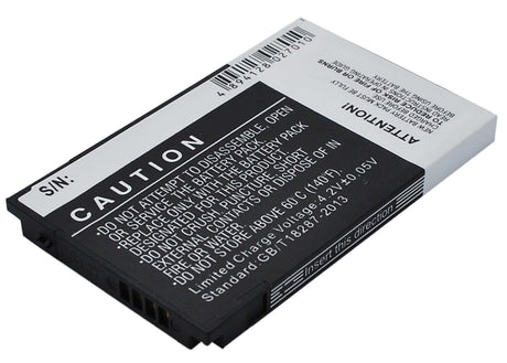 3.7V, Li-ion, 1350mAh, SmartPhone battery fits Htc, 35h00110-00m, Neon 200, Neon 400, 5Wh Mobile, SmartPhone Cameron Sino Technology Limited (Smartphone)