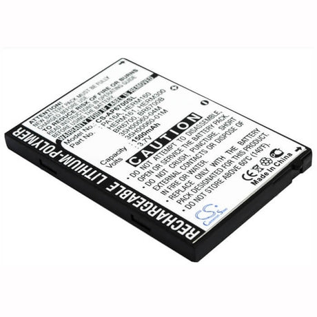3.7V, Li-Polymer, 1500mAh, SmartPhone battery fits Qtek, 35h00060-00m, Ppc6700, 5.55Wh Mobile, SmartPhone Cameron Sino Technology Limited (Suspended)