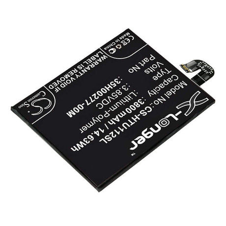 3.85V, Li-Polymer, 3800mAh, SmartPhone battery fits Htc, 35h00271-01m, U11 Plus, U11+, 14.63Wh Mobile, SmartPhone Cameron Sino Technology Limited (Smartphone)