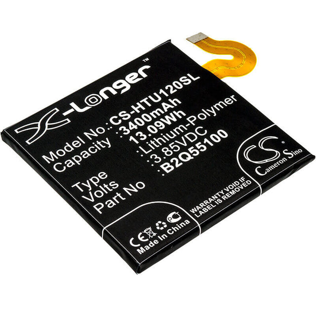 3.85V, Li-Polymer, 3400mAh, SmartPhone battery fits Htc, 35h00278-00m, Exodus 1, Exodus 1 Global, 13.09Wh Mobile, SmartPhone Cameron Sino Technology Limited (Smartphone)