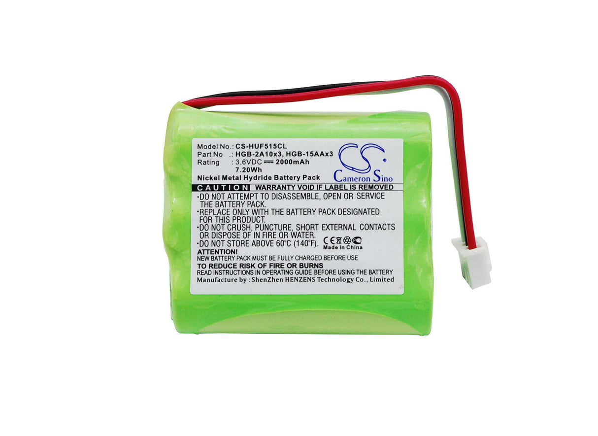 3.6V, Ni-MH, 2000mAh, Hotspot battery fits Verizon, Huawei, Btr2260b, 515h, E5172, 7.2Wh Hotspot Cameron Sino Technology Limited