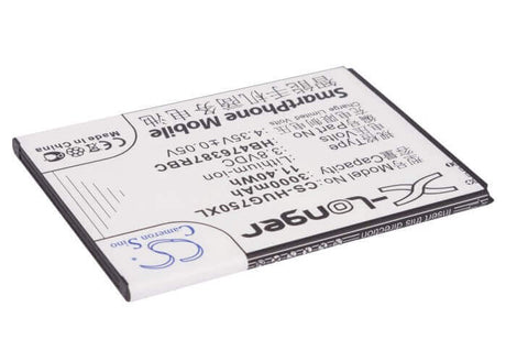 3.8V, Li-ion, 3000mAh, SmartPhone battery fits Huawei, Hb476387rbc, Ascend G750, Ascend G750-t00, 11.4Wh Mobile, SmartPhone Cameron Sino Technology Limited (Smartphone)