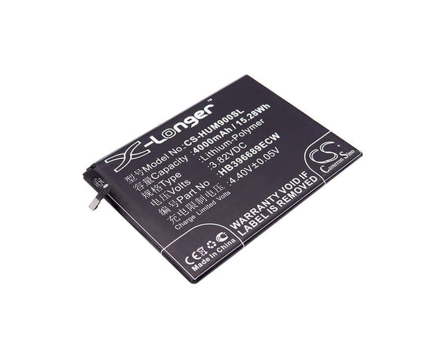 3.82V, Li-Polymer, 4000mAh, SmartPhone battery fits Huawei, Hb396689ecw, Ascend Mate 9, Mate 9, 15.28Wh Mobile, SmartPhone Cameron Sino Technology Limited (Smartphone)