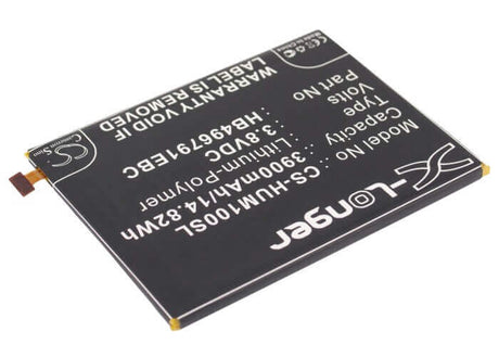 3.8V, Li-Polymer, 3900mAh, SmartPhone battery fits Huawei, Hb496791ebc, Ascend Mate, Ascend Mate 2, 14.82Wh Mobile, SmartPhone Cameron Sino Technology Limited (Smartphone)