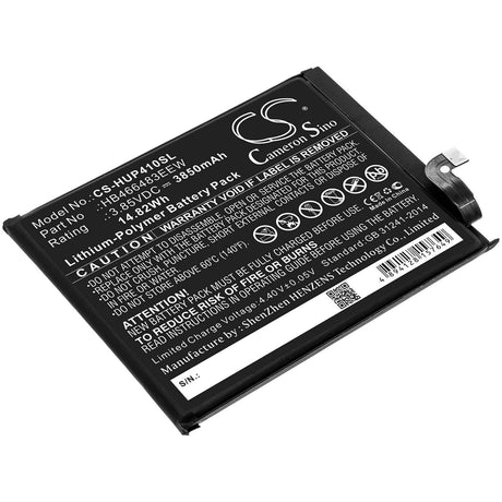 3.85V, Li-Polymer, 3850mAh, SmartPhone battery fits Honor, Huawei, Hb466483eew, 30, 30s, 14.82Wh Mobile, SmartPhone Cameron Sino Technology Limited (Smartphone)