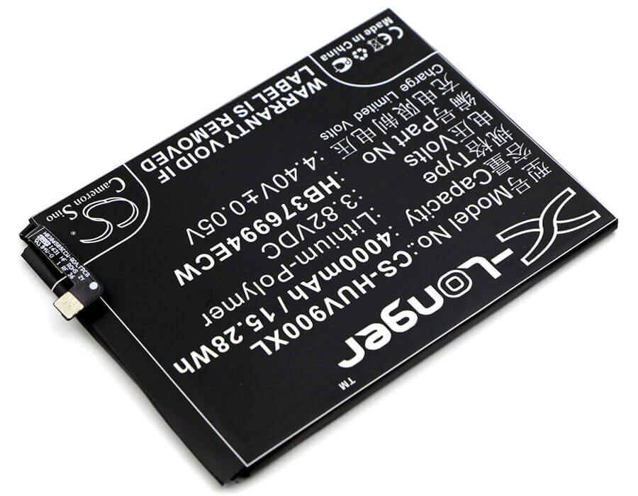 3.82V, Li-Polymer, 4000mAh, SmartPhone battery fits Huawei, Hb376994ecw, Duk-al20, Duk-l09, 15.28Wh Mobile, SmartPhone Cameron Sino Technology Limited (Smartphone)