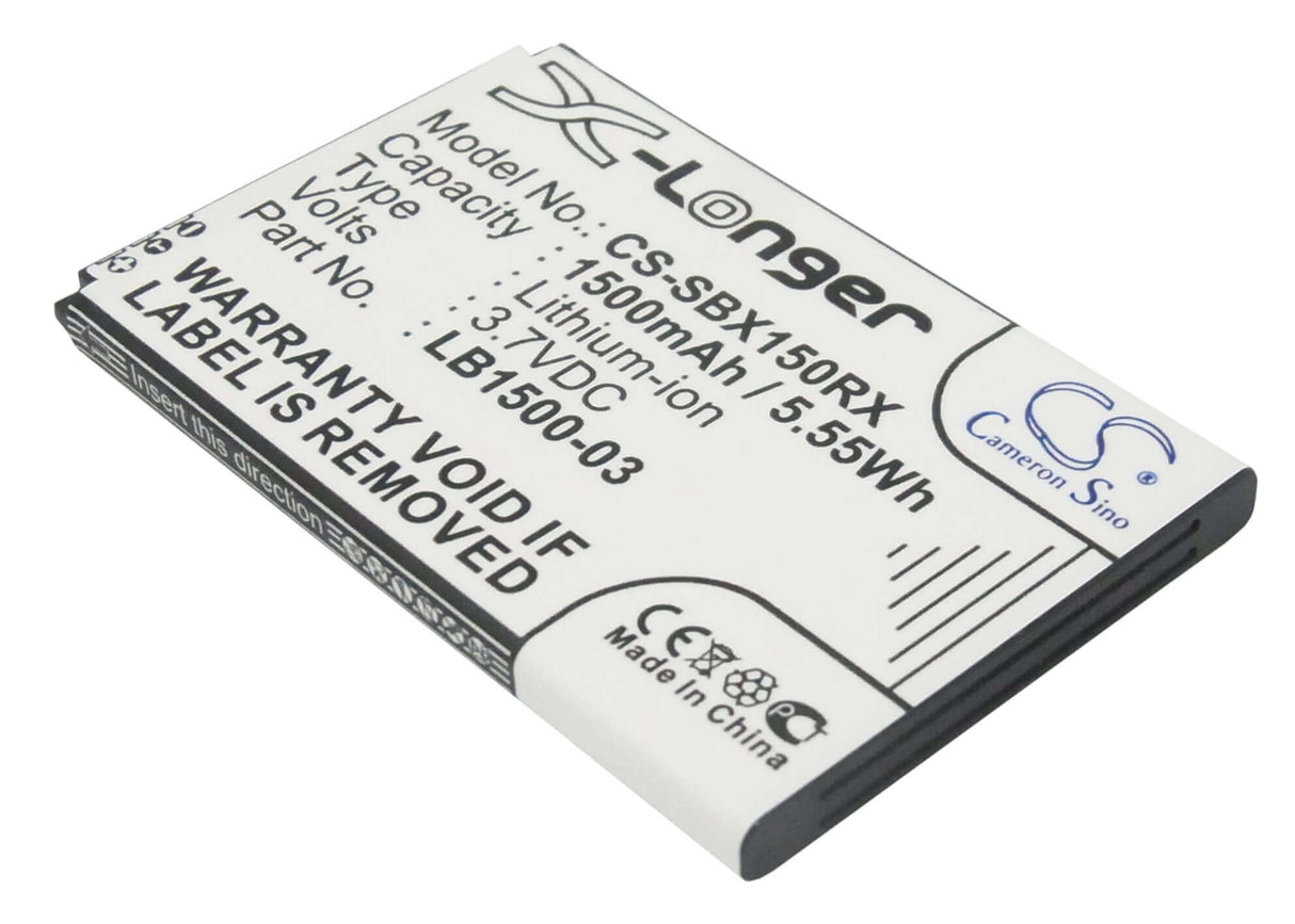 3.7V, Li-ion, 1500mAh, Hotspot battery fits Softbank, Huawei, E-mobile, T-mobile, 4g System, Lb1500-03, Xsbox Go, 5.55Wh Hotspot Cameron Sino Technology Limited