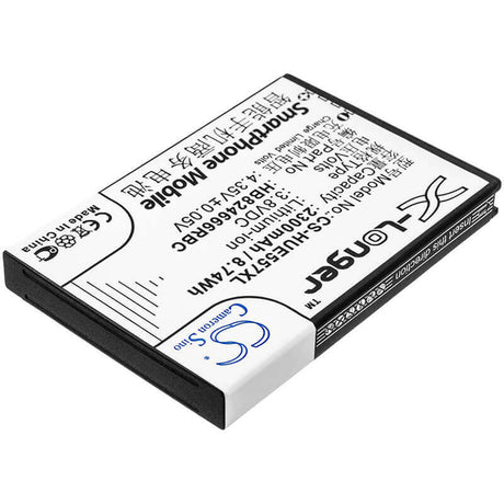 3.8V, Li-ion, 2300mAh, Hotspot battery fits Huawei, Hb824666rbc, 501hw, 502hw, 8.74Wh Hotspot Cameron Sino Technology Limited