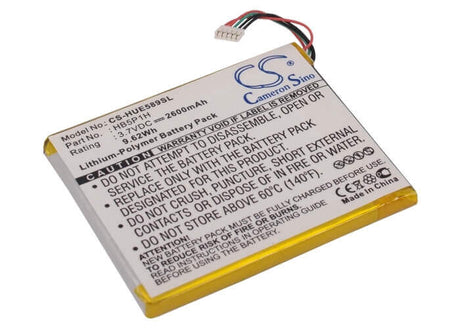 3.7V, Li-Polymer, 2600mAh, Hotspot battery fits Optus, Telekom, Huawei, Hb5p1h, E5776, E5776s, 9.62Wh Hotspot Cameron Sino Technology Limited