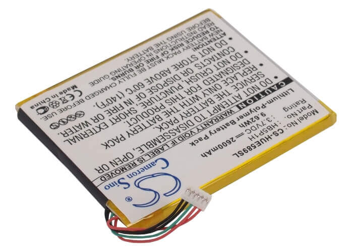 3.7V, Li-Polymer, 2600mAh, Hotspot battery fits Optus, Telekom, Huawei, Hb5p1h, E5776, E5776s, 9.62Wh Hotspot Cameron Sino Technology Limited