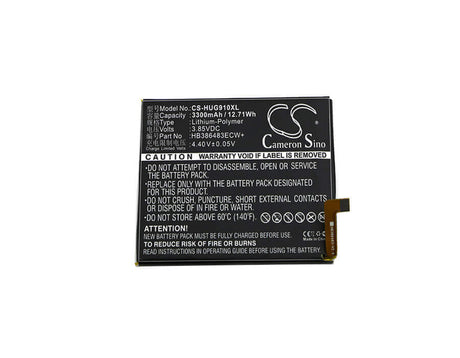 3.85V, Li-Polymer, 3300mAh, SmartPhone battery fits Huawei, Hb386483ecw+, Bln-al10, Bln-al20, 12.71Wh Mobile, SmartPhone Cameron Sino Technology Limited (Smartphone)