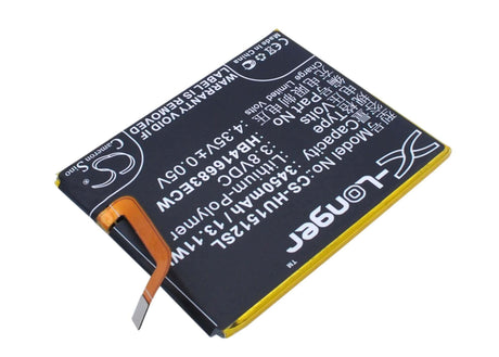 3.8V, Li-Polymer, 3450mAh, SmartPhone battery fits Google, Huawei, Hb416683ecw, Nexus 6p, Nexus 6p A1, 13.11Wh Mobile, SmartPhone Cameron Sino Technology Limited (Smartphone)