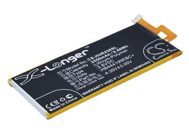 3.8V, Li-Polymer, 2550mAh, SmartPhone battery fits Huawei, Hb444199ebc+, C8818, Chc-u01, 9.69Wh Mobile, SmartPhone Cameron Sino Technology Limited (Smartphone)