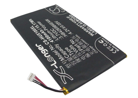 3.7V, Li-Polymer, 4100mAh, SmartPhone battery fits Huawei, Hb4269b6eaw, Honor X1 4g 7d-504l, Honor X1 7d-504l, 15.17Wh Mobile, SmartPhone Cameron Sino Technology Limited (Suspended)