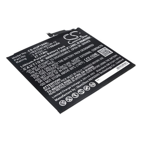 3.8V, Li-Polymer, 7150mAh, Tablet battery fits Huawei, Hb27d8c8ecw-12, Matepad Pro, Mrx-al09, 27.17Wh Tablet Cameron Sino Technology Limited