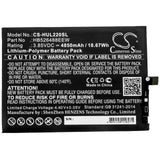 3.85V, Li-Polymer, 4850mAh, SmartPhone battery fits Huawei, Hb526488eew, Changxiang 20 Se, Dnn-l29, 18.67Wh Mobile, SmartPhone Cameron Sino Technology Limited (Smartphone)