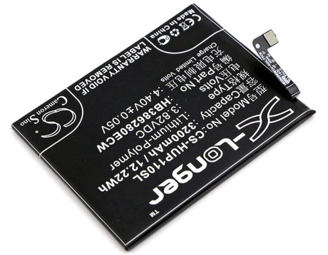 3.82V, Li-Polymer, 3200mAh, SmartPhone battery fits Huawei, Hb386280ebc, Honor 9, Honor 9 Premium Edition, 12.22Wh Mobile, SmartPhone Cameron Sino Technology Limited (Smartphone)