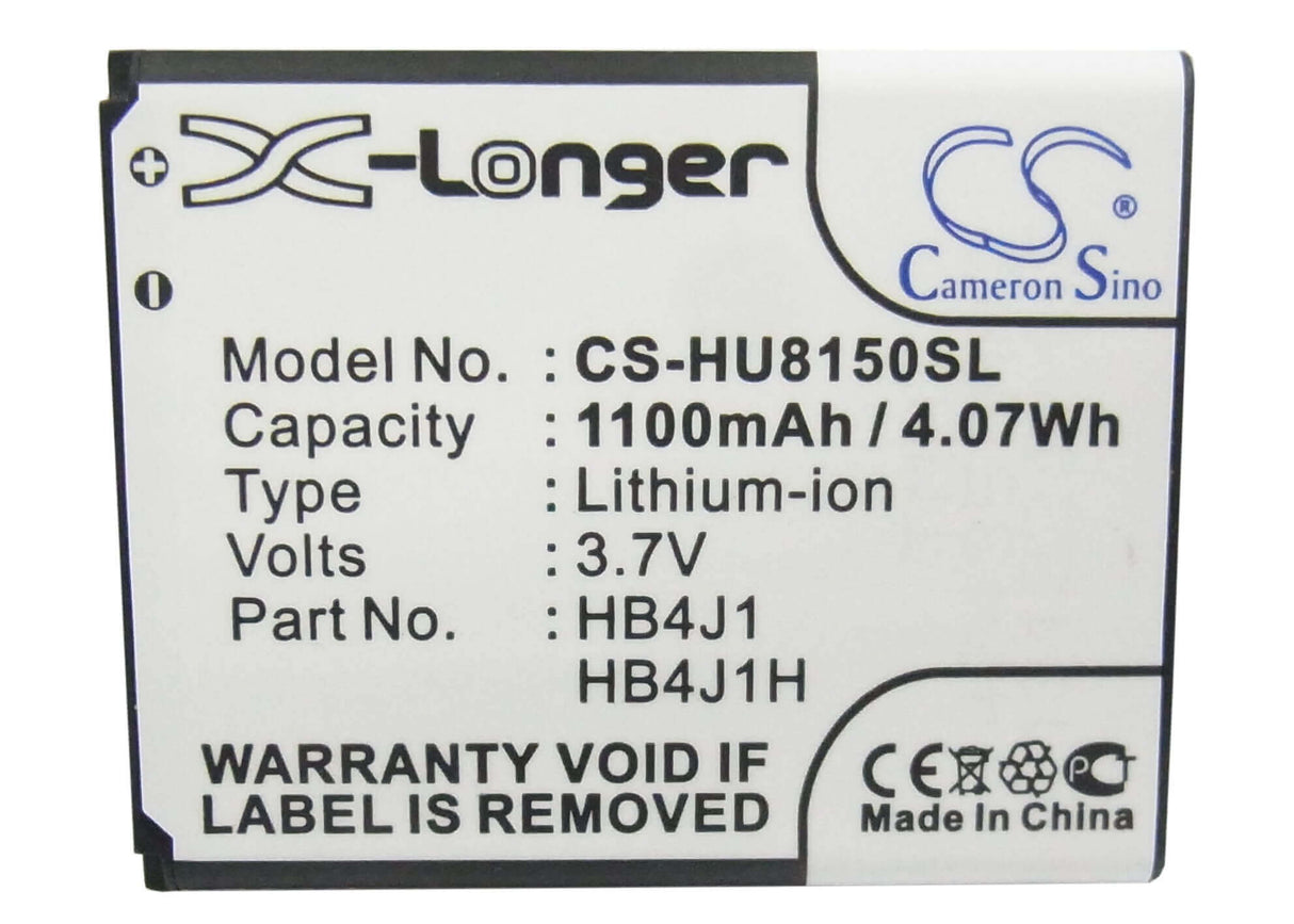 3.7V, Li-ion, 1100mAh, SmartPhone battery fits Orange, Sfr, Vodafone, Metropcs, T-mobile, Huawei, Hb4j1, C5800s, C8500, 4.07Wh Mobile, SmartPhone Cameron Sino Technology Limited (Smartphone)